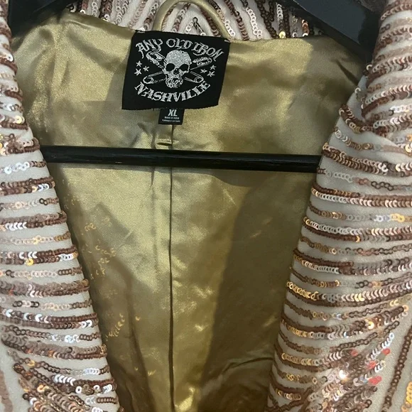 Any Old Iron Fringe Set - XL - NWT Includes Jacket and Shorts - Picture 5 of 11